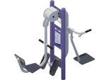 Attrezzatura Sportiva Da Strada Macchina Per Il Leg Extension Macchina Per Gli Adduttori Pressa Per Gambe Da Esterno Stepper