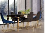 Mobili Eleganti Per La Sala Da Pranzo Tavolo Da Pranzo In Legno Di Lusso 6X Sedie 7Pc Set