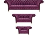 Set Di Mobili Imbottiti Per Il Soggiorno Set Di Divani Di Lusso A 3 Pezzi Arredamento Chesterfield