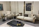 Set Divano 3+1 Posti Design Divani Imbottitura Tessile Relax Divano 2Pz