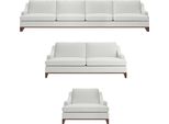 Set Di Divani Bianchi Di Lusso 3 Pezzi Divani Completi Arredamento Poltrone Soggiorno