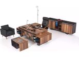 Set Completo Di Mobili Per Ufficio Studio Scrivania Angolare Armadio Ufficio Nuovo