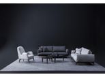 Set Di Divani A Tre Posti Set Di Poltrone Design Moderno Divano Imbottito Tessile