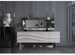 Credenza + Specchio Soggiorno Mobili Soggiorno Legno Cassettiera Nuova