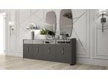 Credenza Moderna Con 2X Specchi Mobili Per Sala Da Pranzo Di Lusso Di Design In Legno