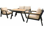 Mobili Da Giardino Set Di Mobili Da Giardino Divano Tavolo Da Pranzo Completo 2X Poltrone Outdoor