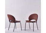 Sedia Marrone Per Sala Da Pranzo Poltrone Di Lusso Sedia Da Cucina Sedie In Pelle Legno