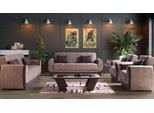 Set Di Divani Moderni Poltrona Divano Tessile Lusso Completo Lusso 3+2+1+1 Posti A Sedere