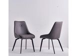 Sedia Moderna Grigia Sala Da Pranzo Sedie In Legno Metallo Poltrone Di Design