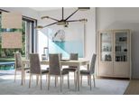 Tavolo Da Pranzo 6X Sedia Vetrina Sala Da Pranzo Gruppo 8Pz Mobili Di Design Tavolo