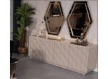 Credenza Specchio Credenza Mobile 3 Pezzi Console Nobile Design Console Legno