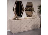 Cassettiera In Legno Credenza Specchio 3 Pezzi Cassettiera Solida Soggiorno Nuovo