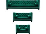 Set Di Divani Chesterfield Nuovo Arredamento Completo Set Di Divani Mobili Imbottiti