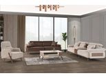 Set Di Divani Eleganti Di Design A Quattro Posti Poltrona Di Lusso A Tre Posti In Tessuto