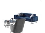 Divano 3 Posti Divano Relax Set Soggiorno 2 Pezzi Set Salotto Completo Divano