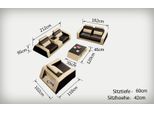 Divano In Pelle Divano Set Nuovo 3+2+1 Posti Design Divano Moderno +Usb