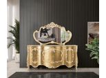 Credenza A Specchio Gruppo Di Cassettiere Di Lusso Set Di Cassettiere Credenza Oro