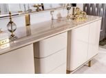 Credenza Soggiorno Materiale Legno Con Metallo Stile Moderno Beige