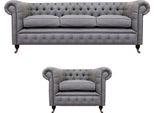 Set Di Divani Imbottiti Divano Chesterfield Design Divano A Tre Posti Poltrona