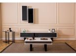 Set Soggiorno Moderno 6 Pezzi Porta Tv Design Armadio A Muro Legno Arredamento