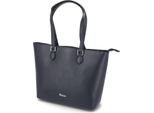 Kaerlek Borsa Shopper Da Donna A Tracolla In Ecopelle Blu Scuro