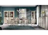 Sala Da Pranzo Tavolo 6X Sedie Set Credenza Gruppo 10 Pz. Completo
