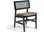 Sedia Da Pranzo Sedia Di Legno Nera Nuovi Mobili Seduta Imbottita Design Moderno