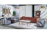 Luxury Set 2Pc Divano 3 Posti Tavolino Divano Divani Poltrone Nuovo