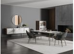 Set Sala Da Pranzo Di Lusso 8 Pezzi Mobili Tavolo Da Pranzo Sedie 4X Mobili In Legno Credenza