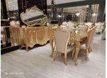 Set Sala Da Pranzo 6X Sedie Tavolo Da Pranzo Di Design Credenza In Legno 8 Pezzi