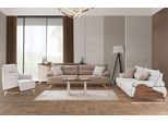 Set Di Divani A Tre Posti Poltrona Divano Imbottito Divano In Tessuto Divano Beige 3Pcs