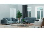 Luxury 3 Piece Living Room Set Sofa Set 2X Sofa 3 Seater Relax Armchair Turquoise