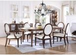 Tavolo 4X Sedie 2X Sedie Credenza 8 Pezzi Sala Da Pranzo Gruppo Set