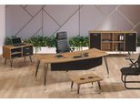 Mobili Per Ufficio Scrivania Completa Per Ufficio Scrivania Per Ufficio 4 Pezzi Legno Nero