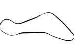 Denon 00D9410008800 Cinghia Di Trasmissione Per DP-200USB DP-297 DP-29F... Giradischi