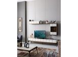 Parete Attrezzata Credenza Porta Tv Rtv Credenza A Muro Scaffale A Muro Bianco