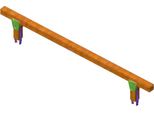 Ponte Di Equilibrio Trave Di Equilibrio Trave Di Gioco Ponte Di Avventura Passerella Traballante Parco Giochi