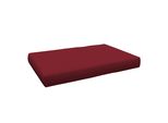 Pokar Cuscini Per Pallet Cuscini Per Pallet Sfoderabili Divano Per Pallet, Dimensioni:Cuscino Di Seduta 120 X 80, Colore:Rosso Scuro