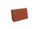 Pokar Cuscini Per Pallet Cuscini Per Pallet Sfoderabili Divano Per Pallet, Dimensioni:Cuscini Laterali 60 X 40, Colore:Arancione