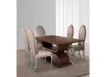 Set Da Pranzo Di Lusso Tavolo Da Pranzo 4X Sedie Set Da Pranzo Tavolo Completo 5Pcs