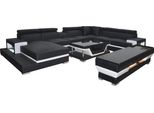 Design In Pelle Imbottitura Seduta Camera Divano Angolare Soggiorno Divano Designer Set Xxl+Usb