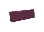 Pokar Cuscini Per Pallet Cuscini Per Pallet Sfoderabili Divano Per Pallet, Dimensioni: Cuscino Per Lo Schienale 120 X 40, Colore: Viola
