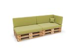 Pokar Cuscini Per Pallet Cuscini Per Pallet Con Rivestimento Sfoderabile Divano Per Pallet, Dimensioni:Set Di 6, Colore:Lime