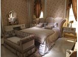 Chaise Lounge Divano Stile Antico Divano Chaise Lounge Tessile Barocco Rococò Nuovo