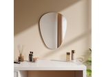 Emke Specchio Ovale Specchio Asimmetrico 45 X 60 Cm Specchio Da Bagno Specchio Asimmetrico Da Bagno Specchio Da Parete