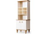Esclusivo Mobile In Legno Bianco Libreria Di Design Mobili Libreria