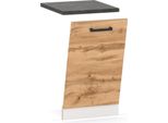 Frontale Per Lavastoviglie Da Incasso 45Cm Rovere Wotan