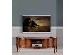 Scaffale Tv Classico Marrone, Supporto Di Lusso, Mobile Da Salotto Basso