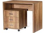 Scrivania Con Cassettiera Scrivania Con 3 Cassetti Mobili Per Ufficio In Legno