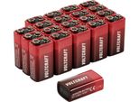 Voltcraft VC-16107985 9 V Block-Batterie Alkali-Mangan 550 Mah 9 20 St. (VC-16107985)